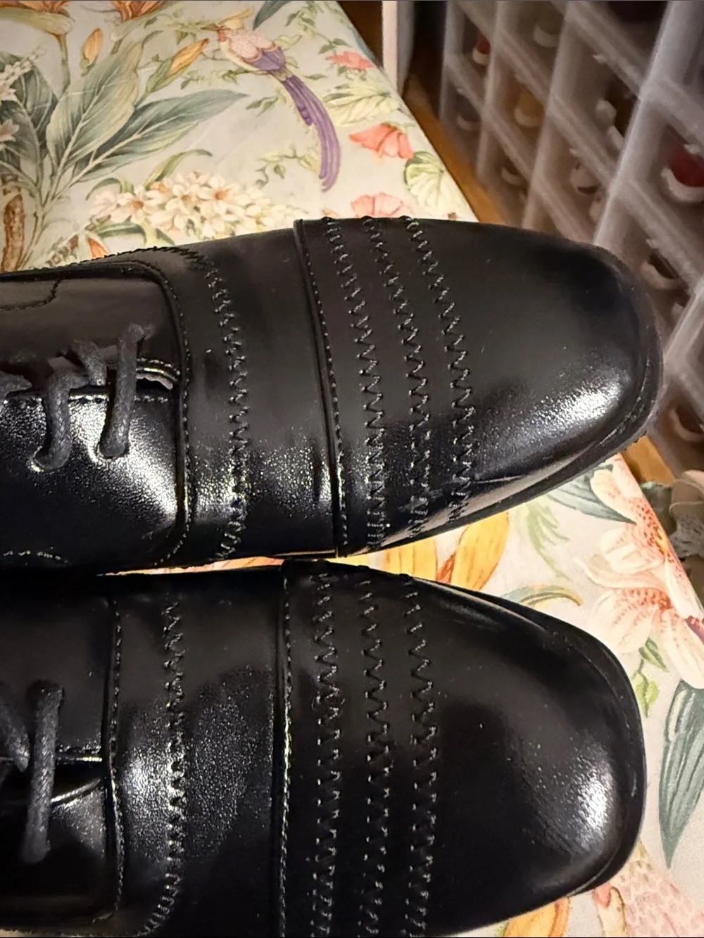 Kids Black Lace-Up Derby Shoes - Sleek Formal Oxfords